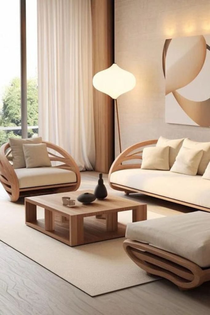 Midcentury Furniture Layout