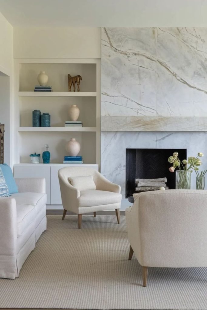 Minimal White Seating