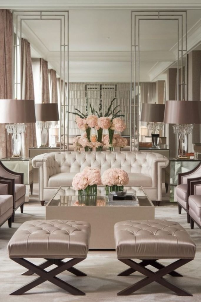 Mirrored Glam Walls