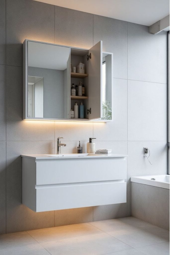 Mirrored Wall Cabinet