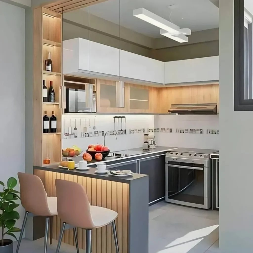 Mixed Material Kitchen