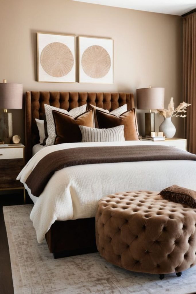 Mocha Brown Bedroom
