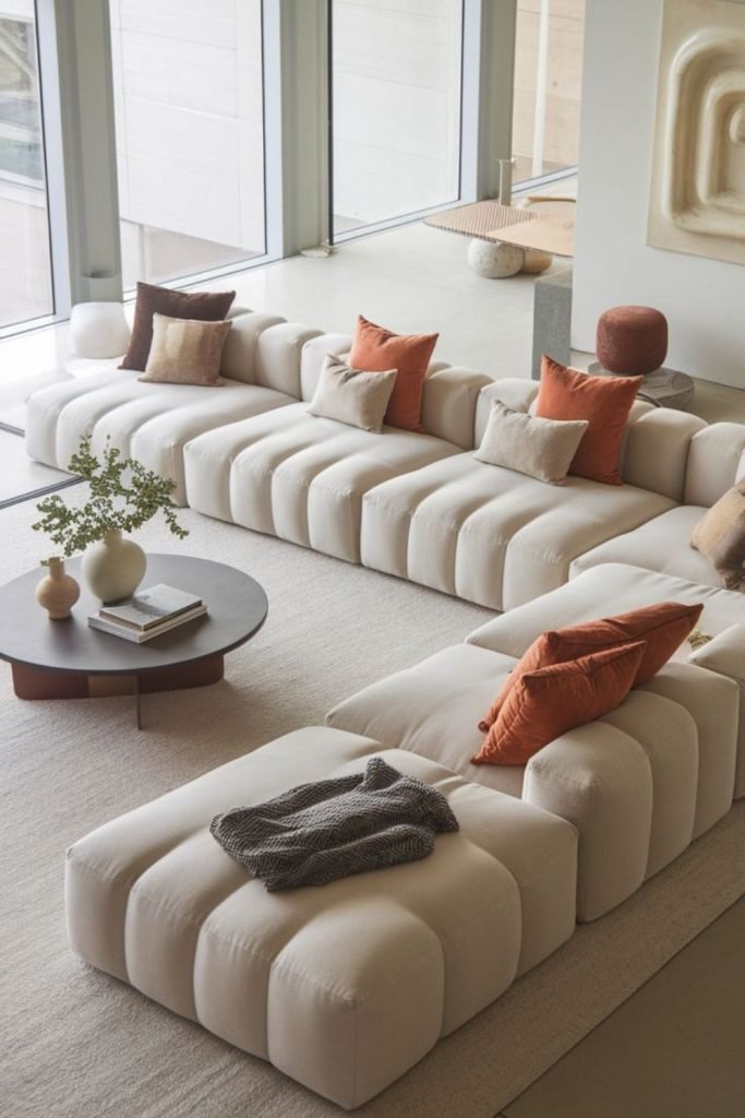 Modular Velour Seating