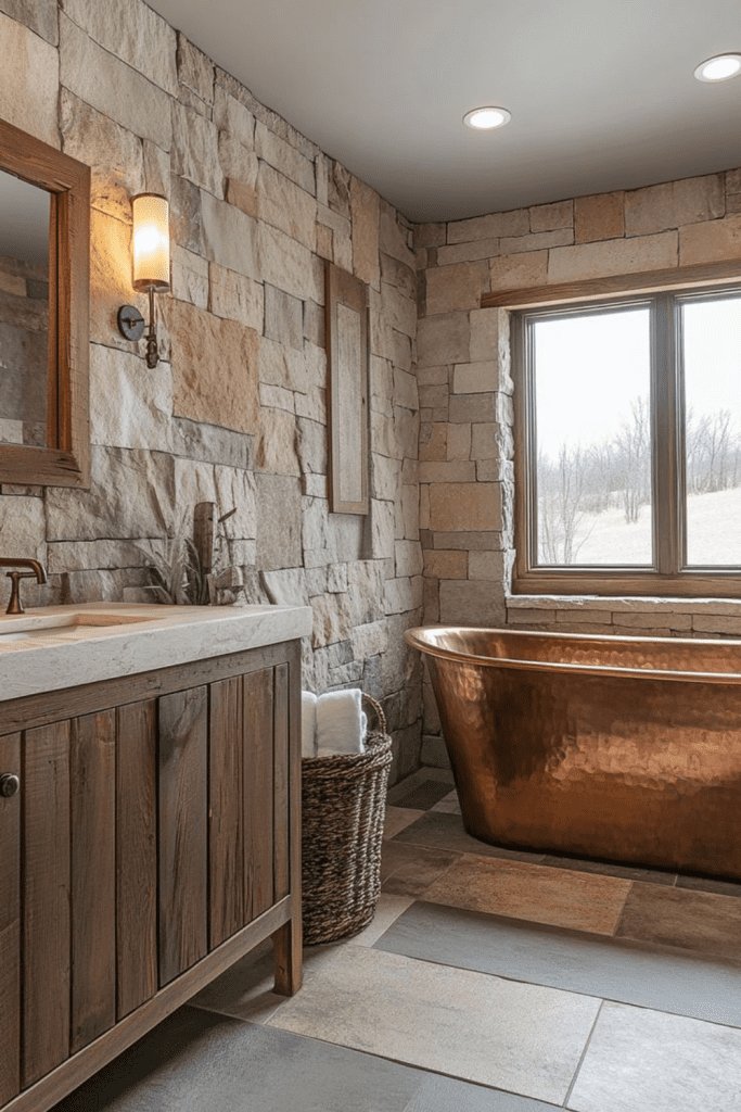 Mossy Stone Bathroom