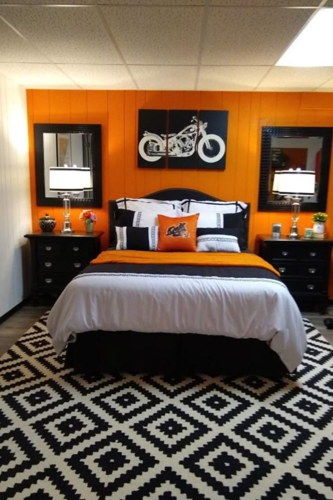 Motorcycle Themed Bedroom