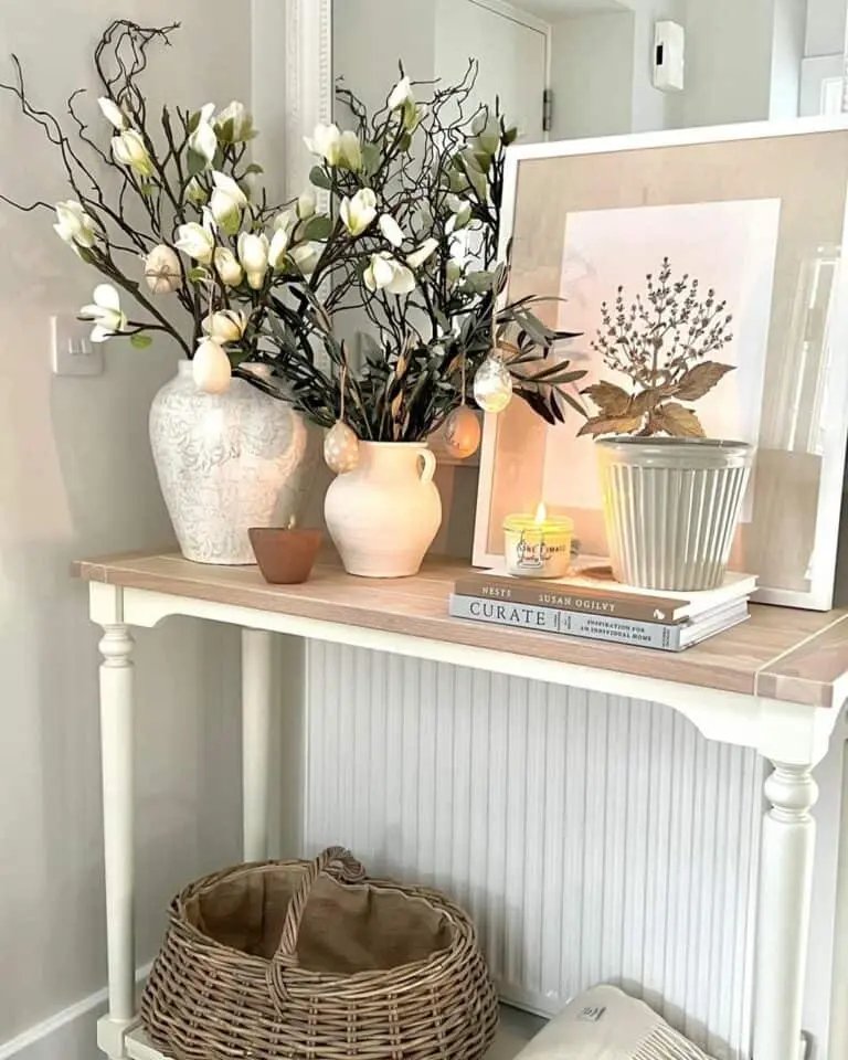 Neutral Hallway Display