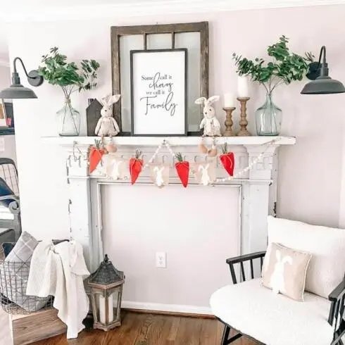 Neutral Mantel Garland