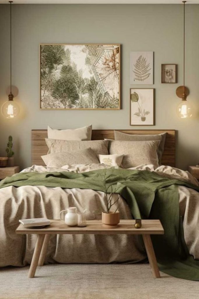 Neutral Wood Bedroom
