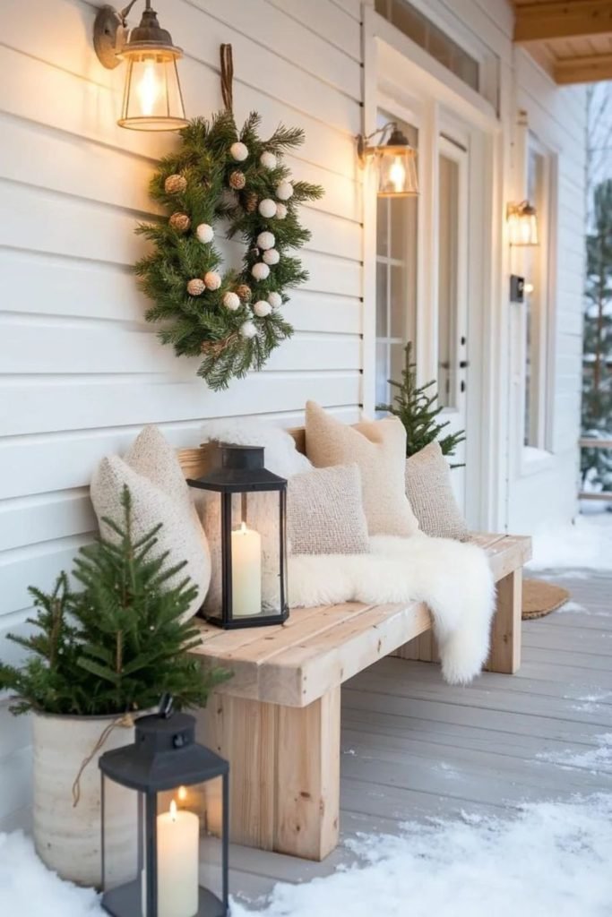 Nordic Winter Porch