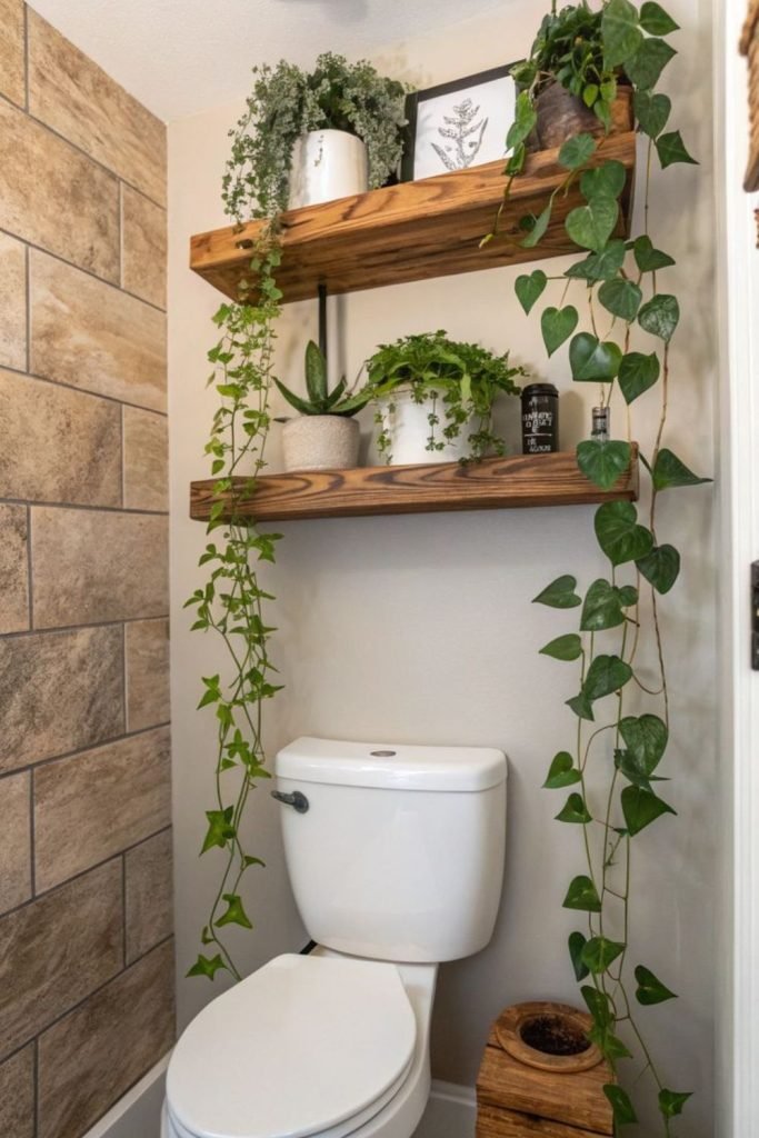 Overhead Plant Shelves