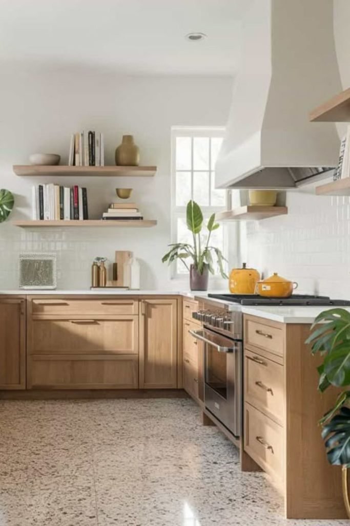 Pale Wood Countertops