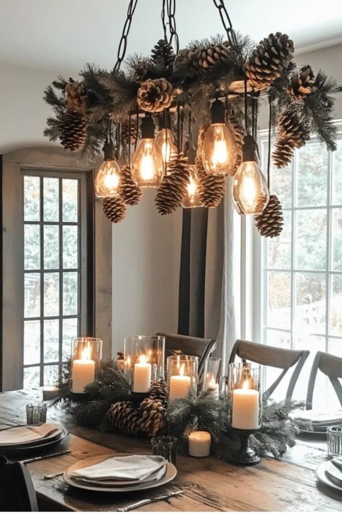 Pine Branch Chandelier