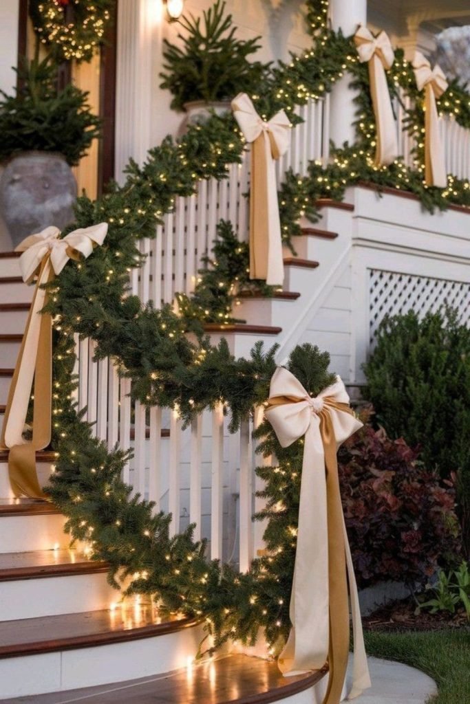 Pine Stairway Lanterns