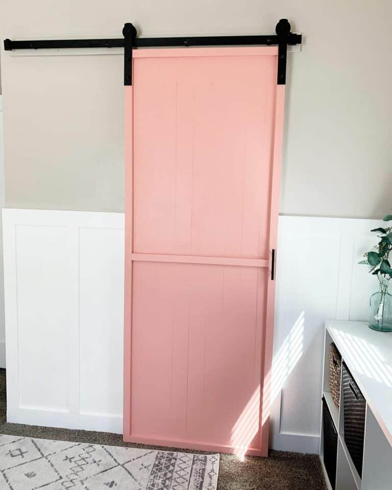 Pink Barn Door