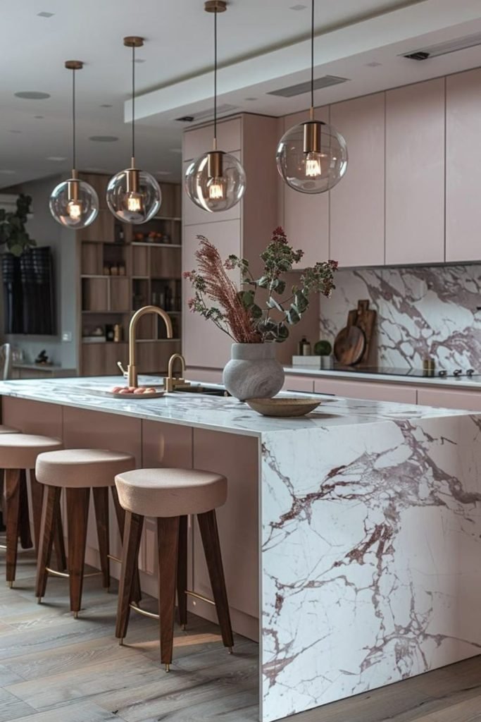 Pink Quartz Counters