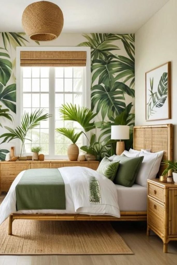 Plant-Filled Bedroom