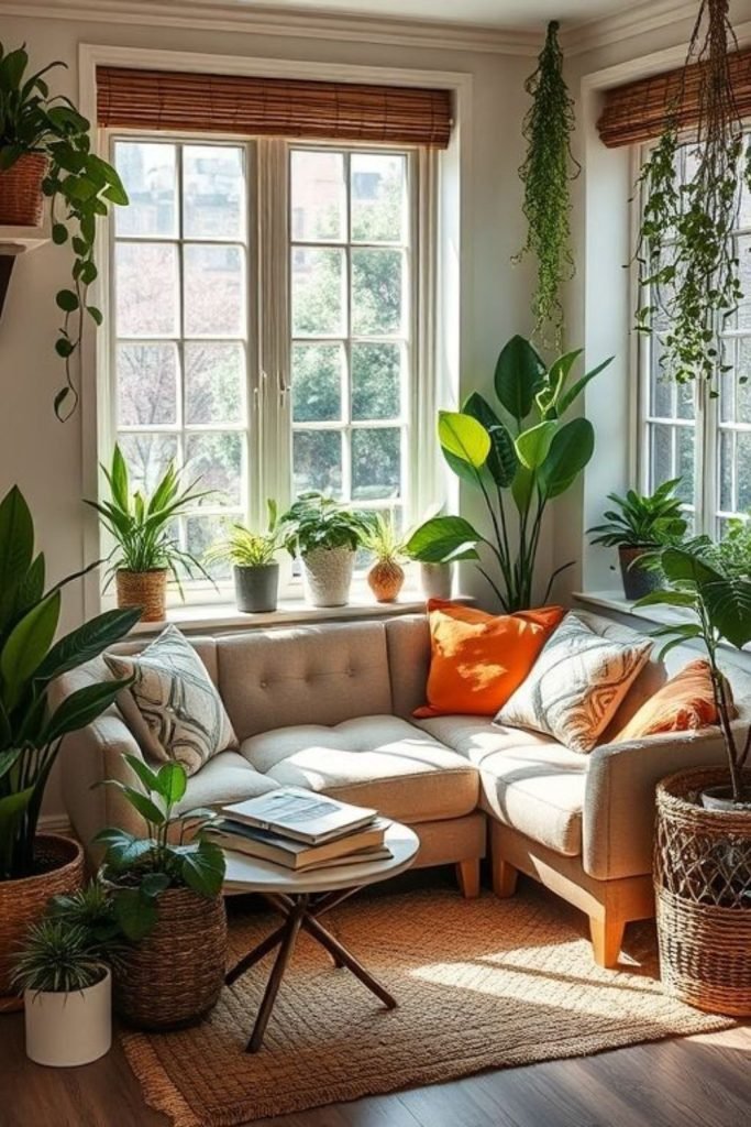 Plant-Filled Room