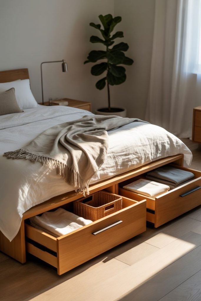 Platform Bed Storage
