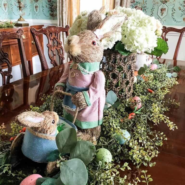 Rabbit Family Display