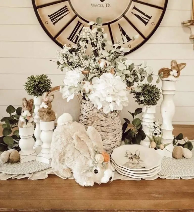 Rabbit Table Centerpiece