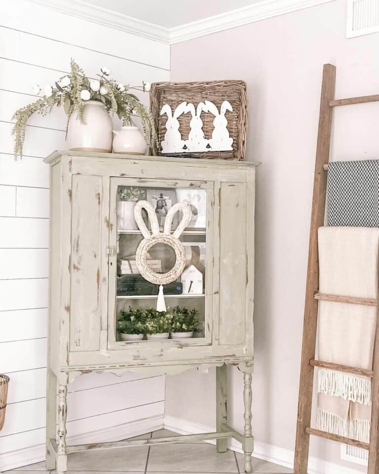 Rabbit Wreath Display