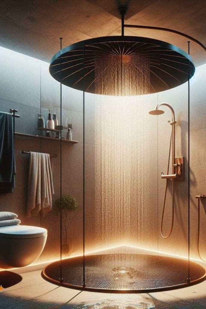 Round Rain Showerhead