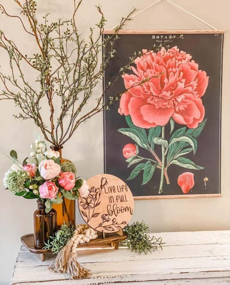 Rustic Console Display