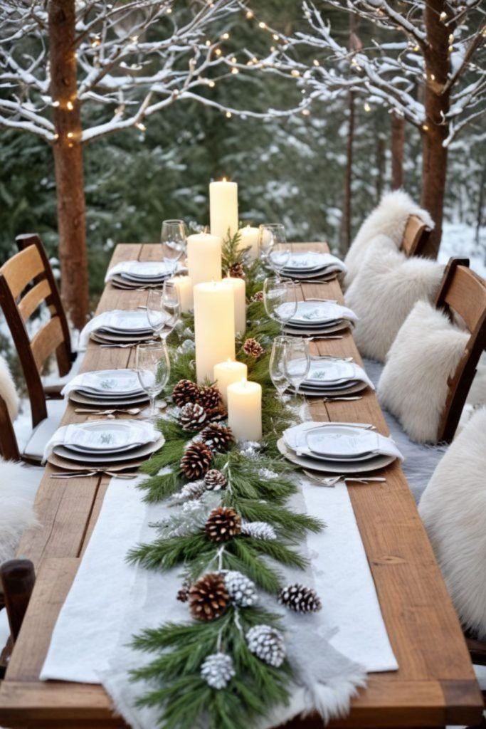 Rustic Wood Tablescape