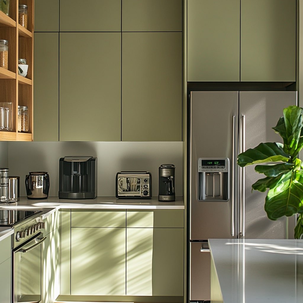 Sage Green Cabinets