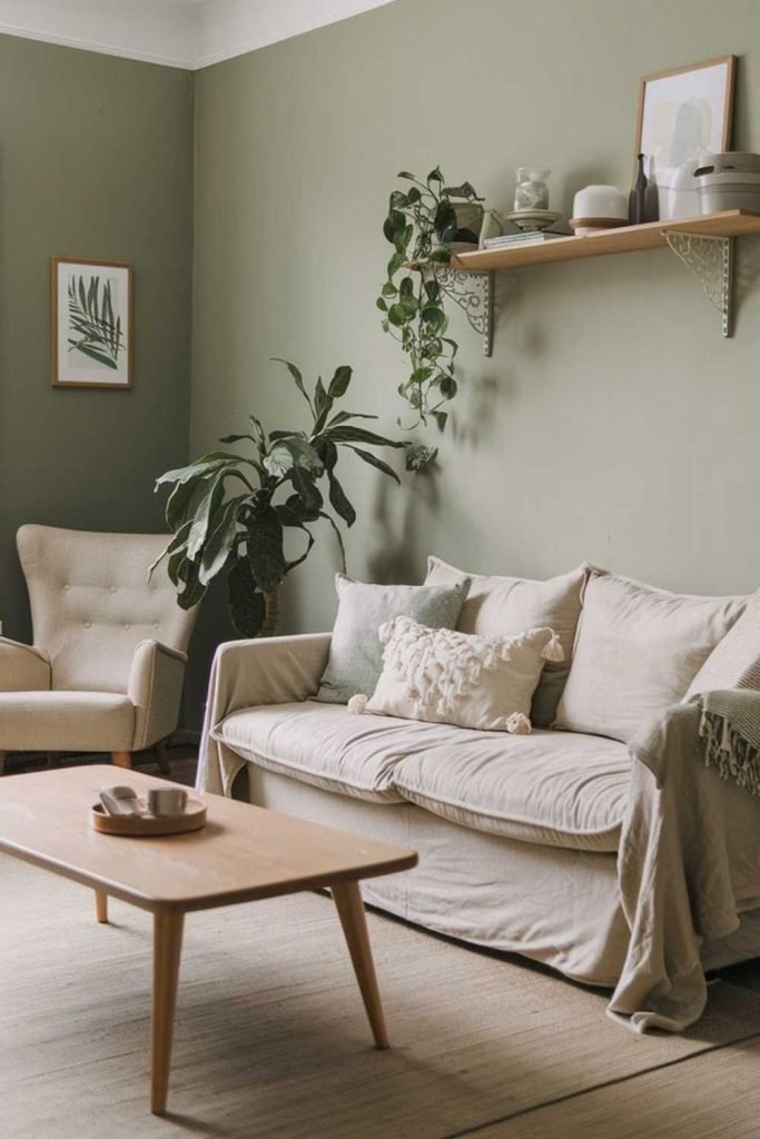 Sage Green Living Room