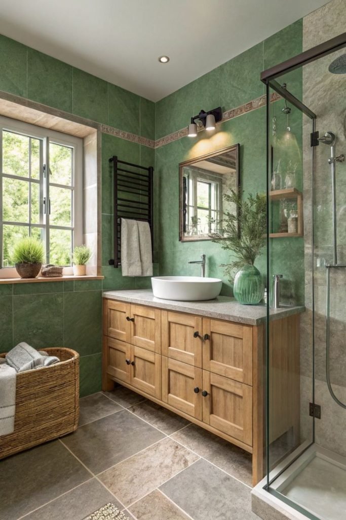 Sage Herb Bathroom
