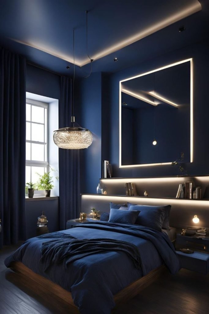 Sapphire Velvet Bedroom