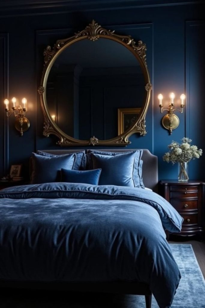 Sapphire Velvet Walls