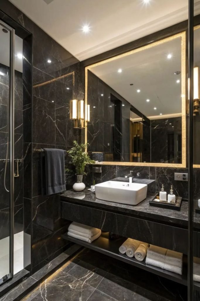 Satin Bathroom Finishes