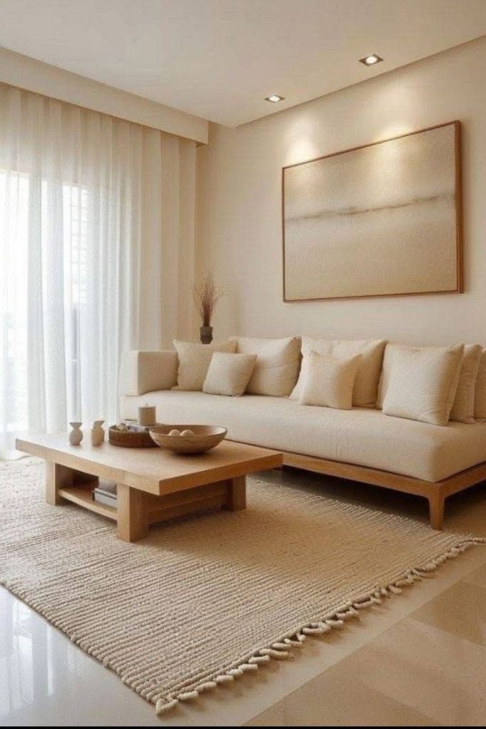 Scandinavian Rectangle Living Room