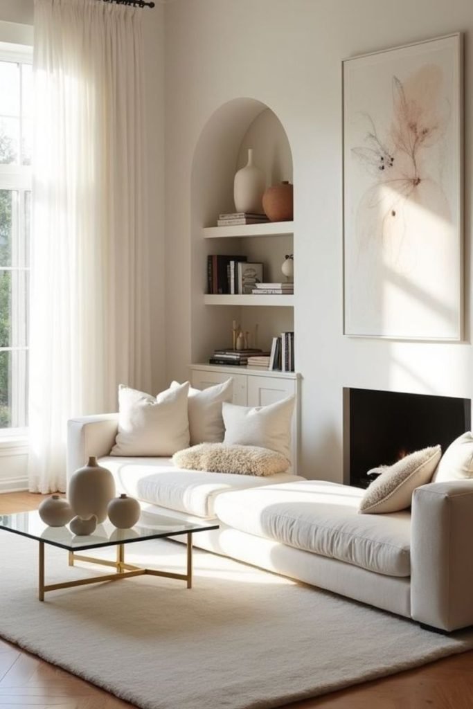 Sheer White Curtains