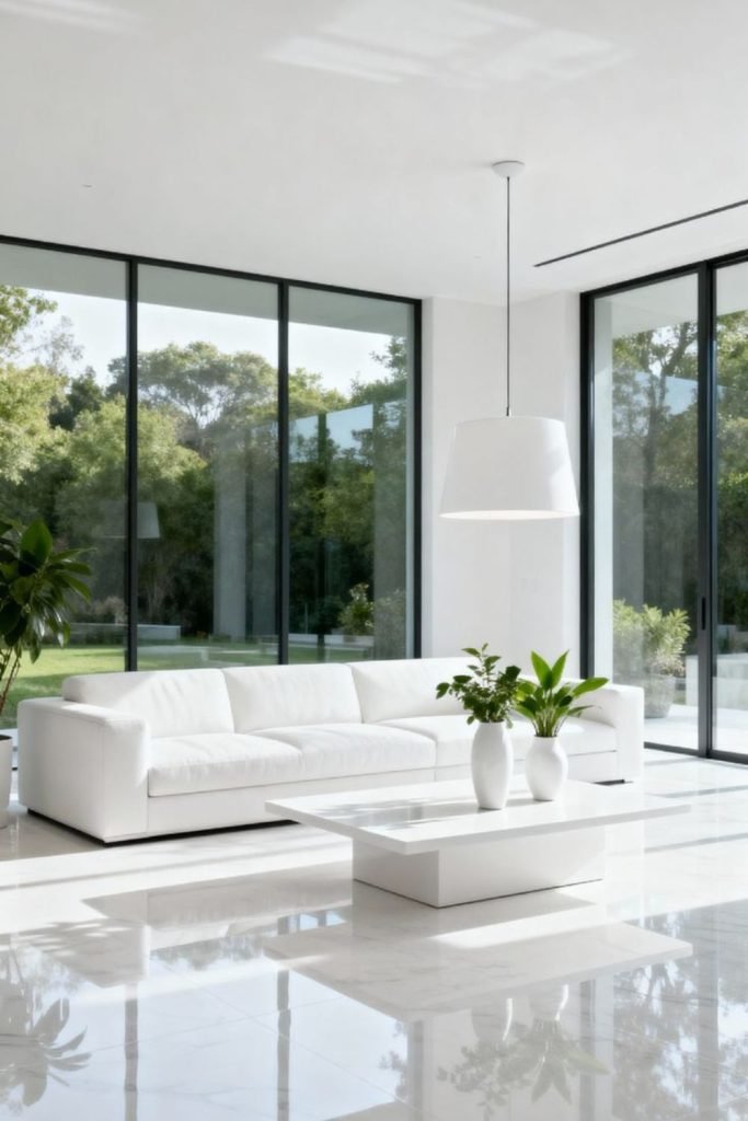 Sheer White Minimalism