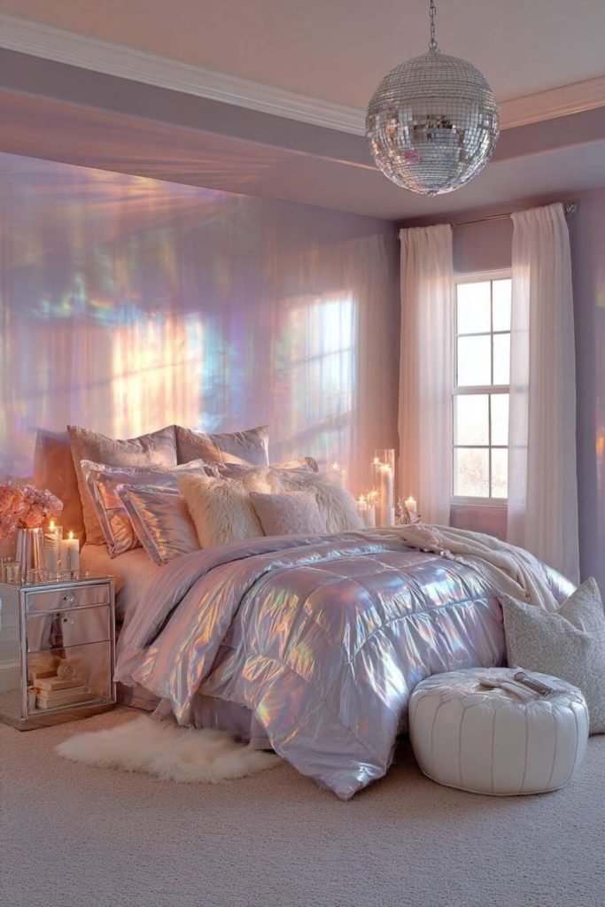 Shimmering Pastel Walls