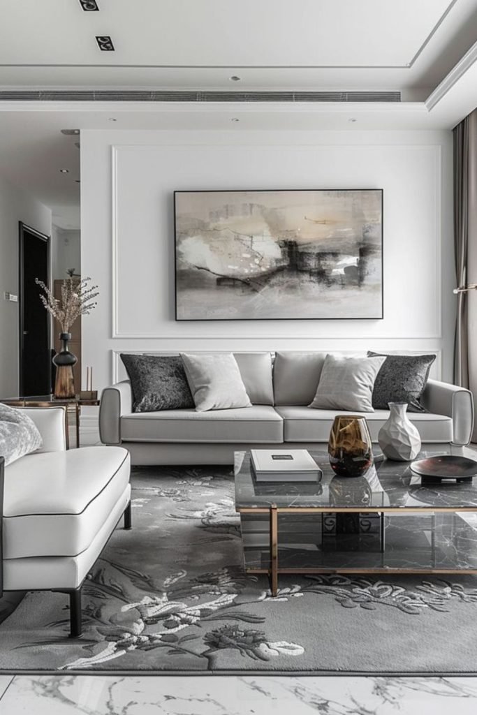 Silver-Grey Velvet Room