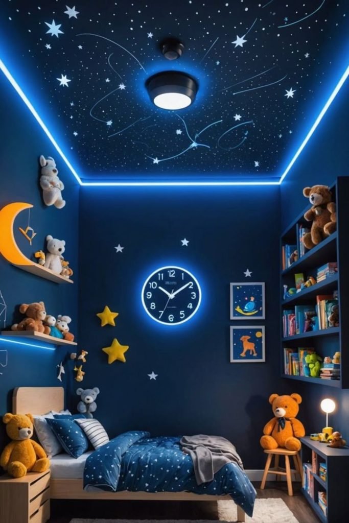 Space Themed Bedroom