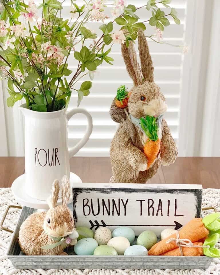 Spring Rabbit Centerpiece
