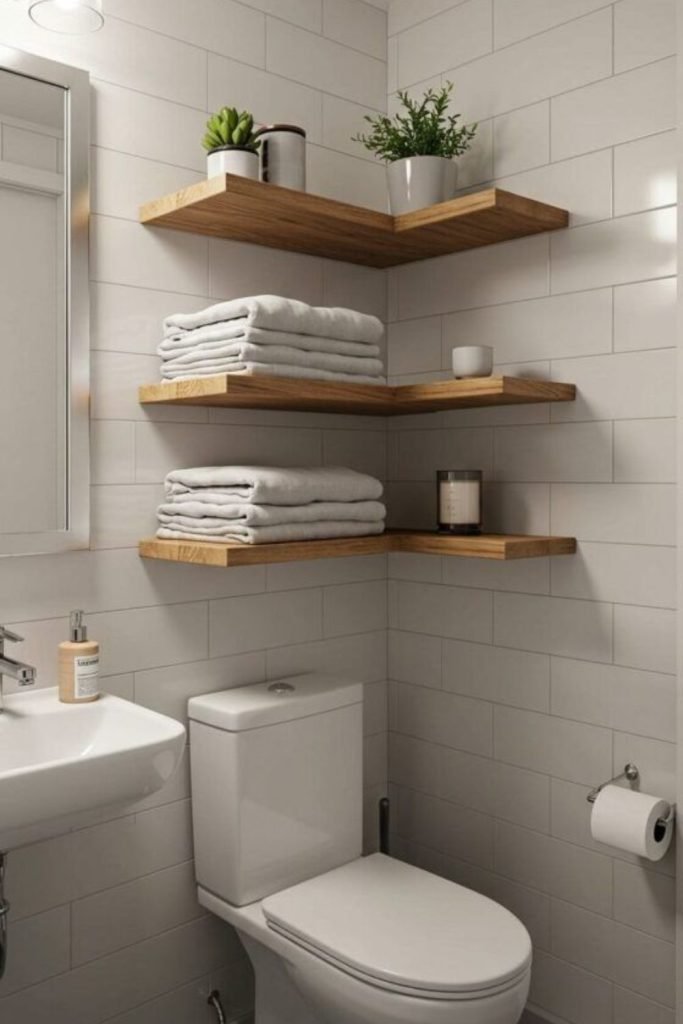 Staggered Wall Shelves