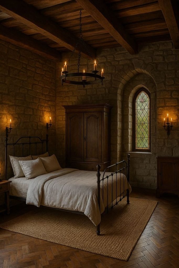 Stone Medieval Bedroom