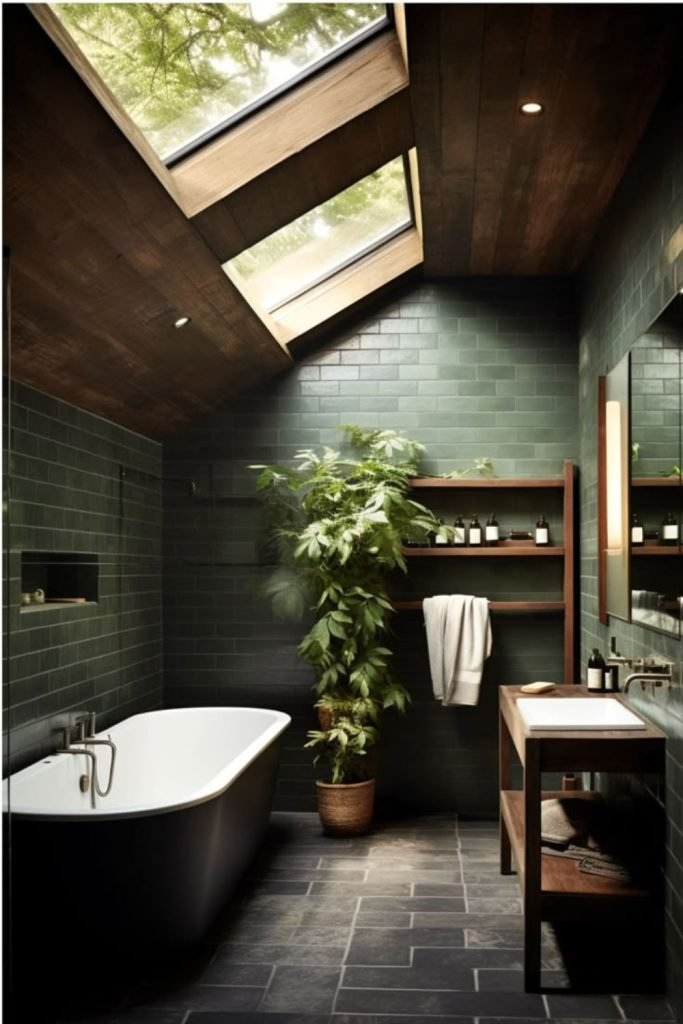 Stone Moss Bathroom