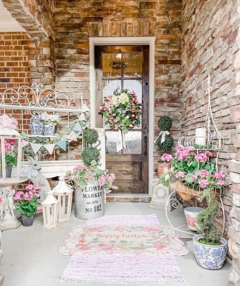 Stone Porch Pink Florals