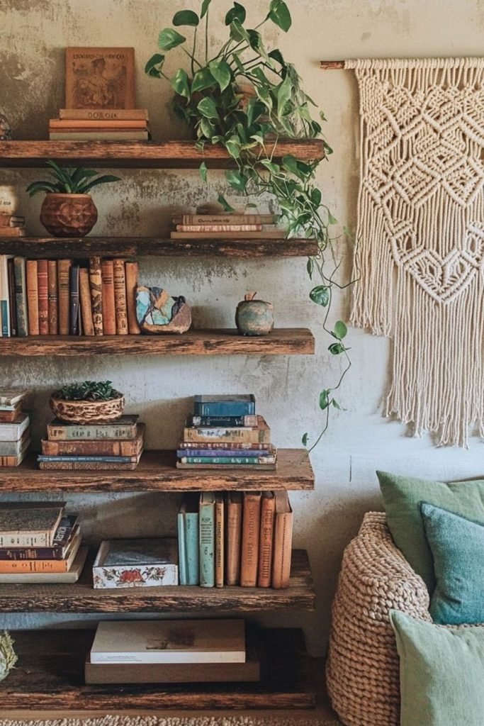 Suspended Shelves Setup