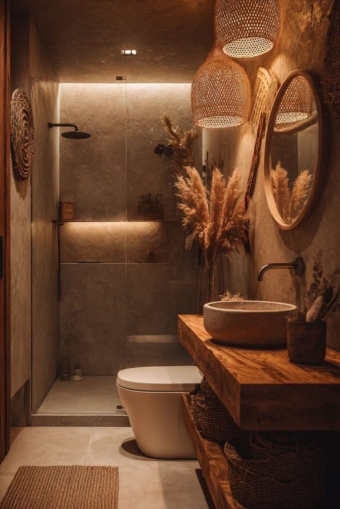 Terracotta Wall Bathroom