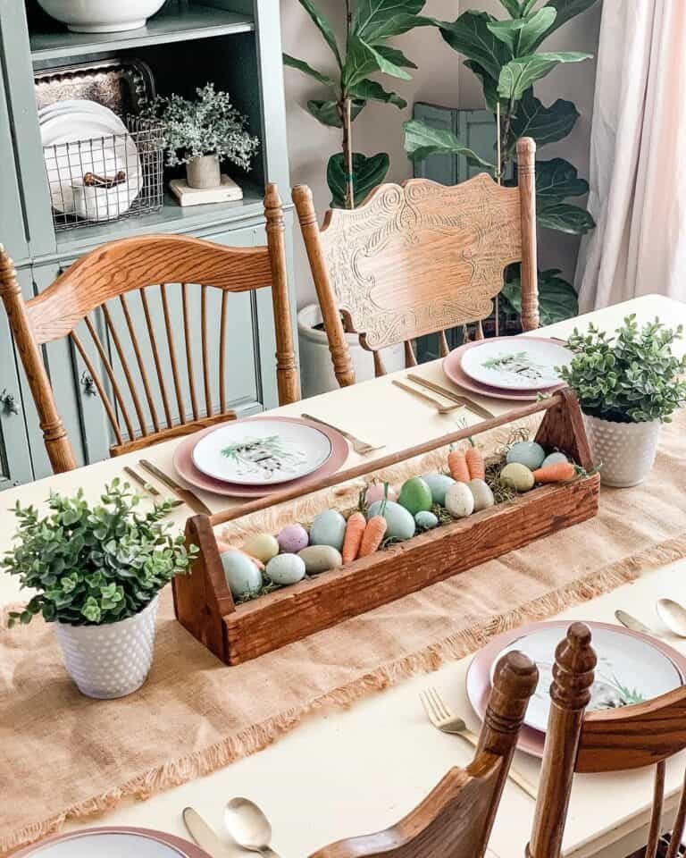 Toolbox Easter Centerpiece