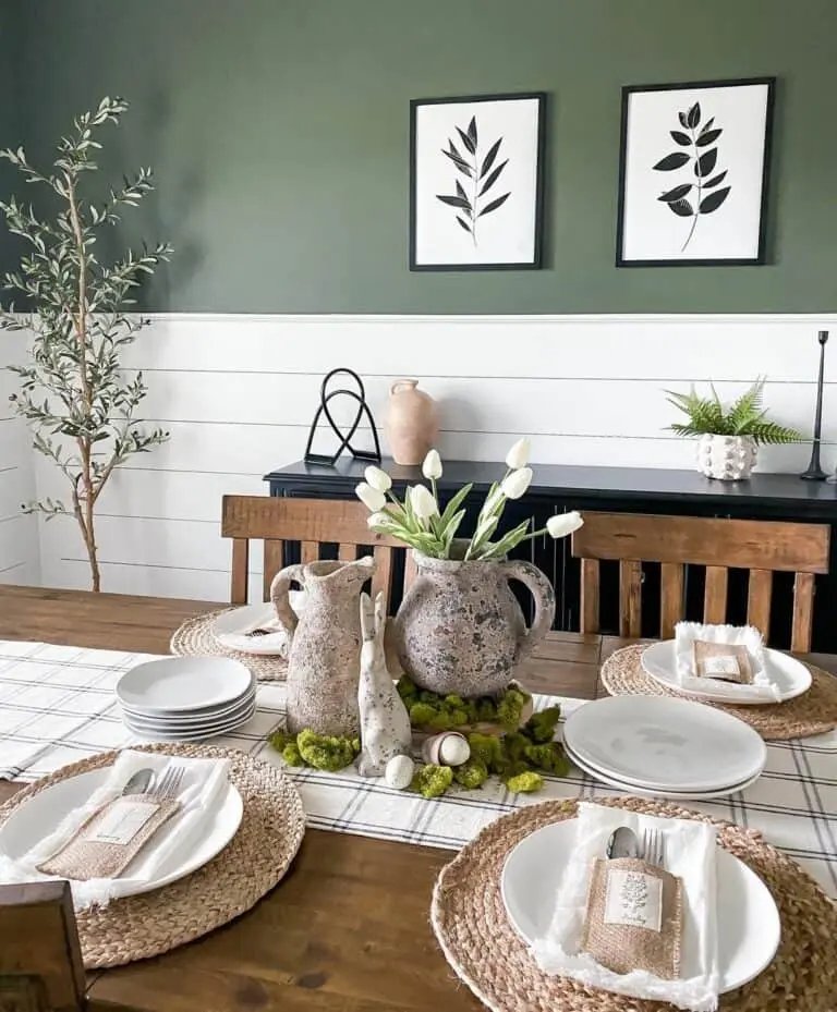 Tulip Stoneware Centerpiece