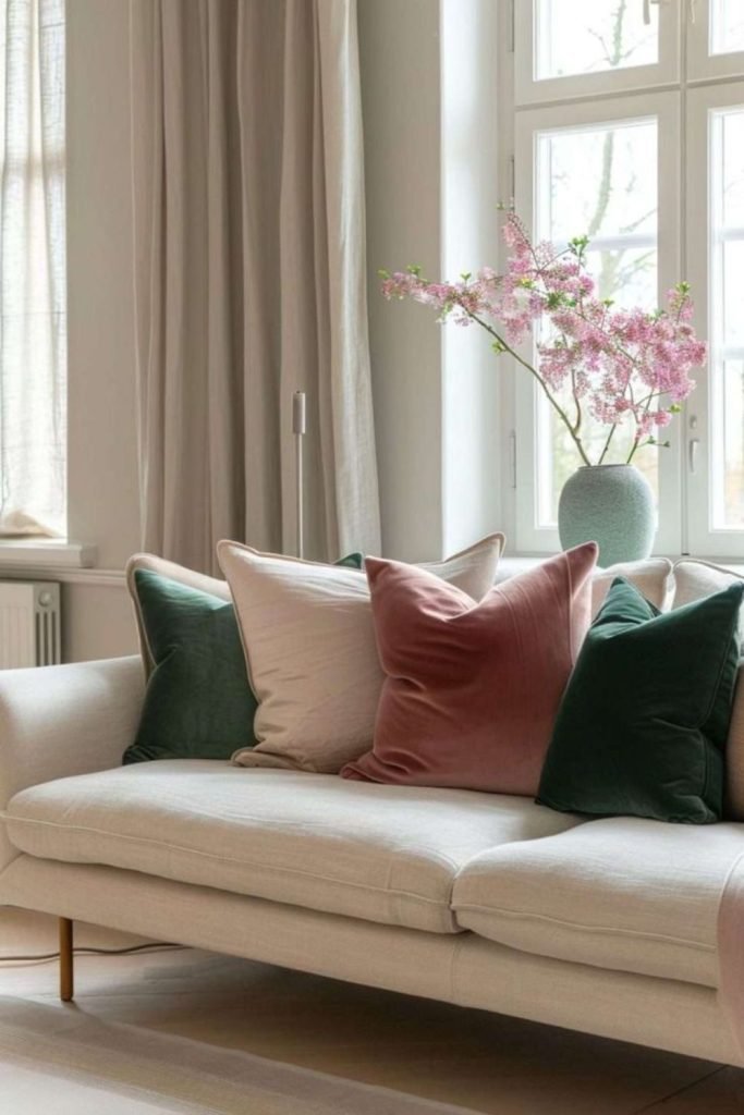 Velvet Alcove Seating